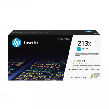 HP 213X High Yield cyjan Oryginalny LaserJet kaseta z tonerem