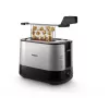 Toster Philips Viva Collection HD2635/90 7 2 kromki Czarny, Tytanowy