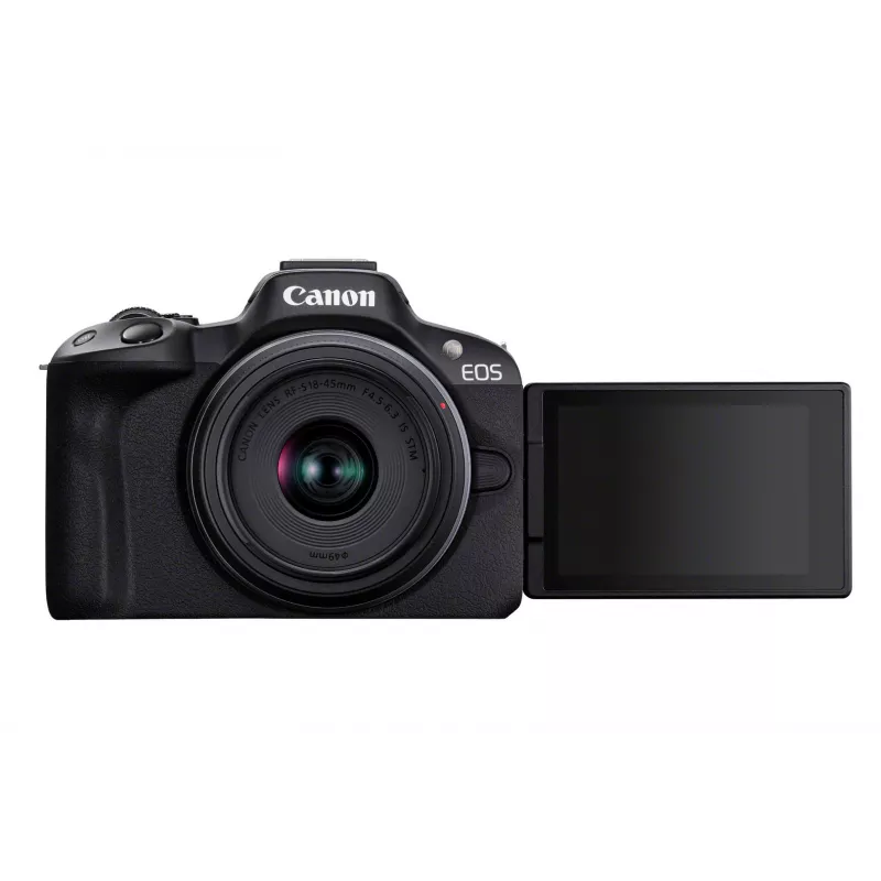 Aparat bezlusterkowy Canon EOS R50 Czarny 24,2 MP 4K Ultra HD