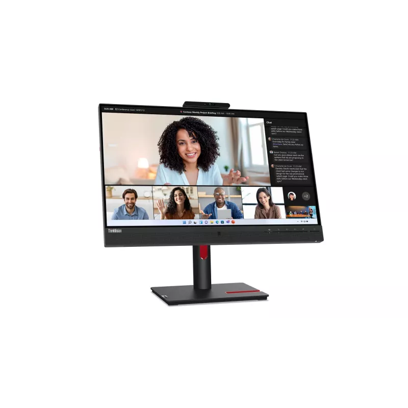 Monitor Lenovo ThinkVision T24mv-30, 60,5 cm (23,8 cala), 1920 x 1080 pikseli, Full HD, LED, 6 ms, czarny