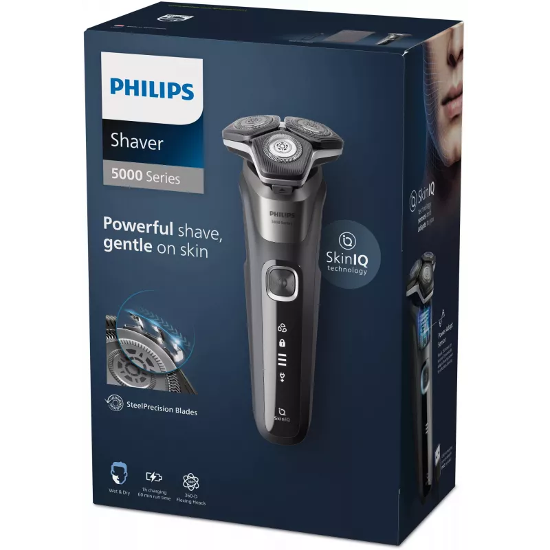 Philips SHAVER Series 5000 S5887/10 Golarka elektryczna sucho-mokra z miękkim etui