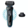 Braun Series 5 51-M1200s golarka męska Golarka foliowa Trymer Czarny, Niebieski