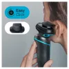 Braun Series 5 51-M1200s golarka męska Golarka foliowa Trymer Czarny, Niebieski