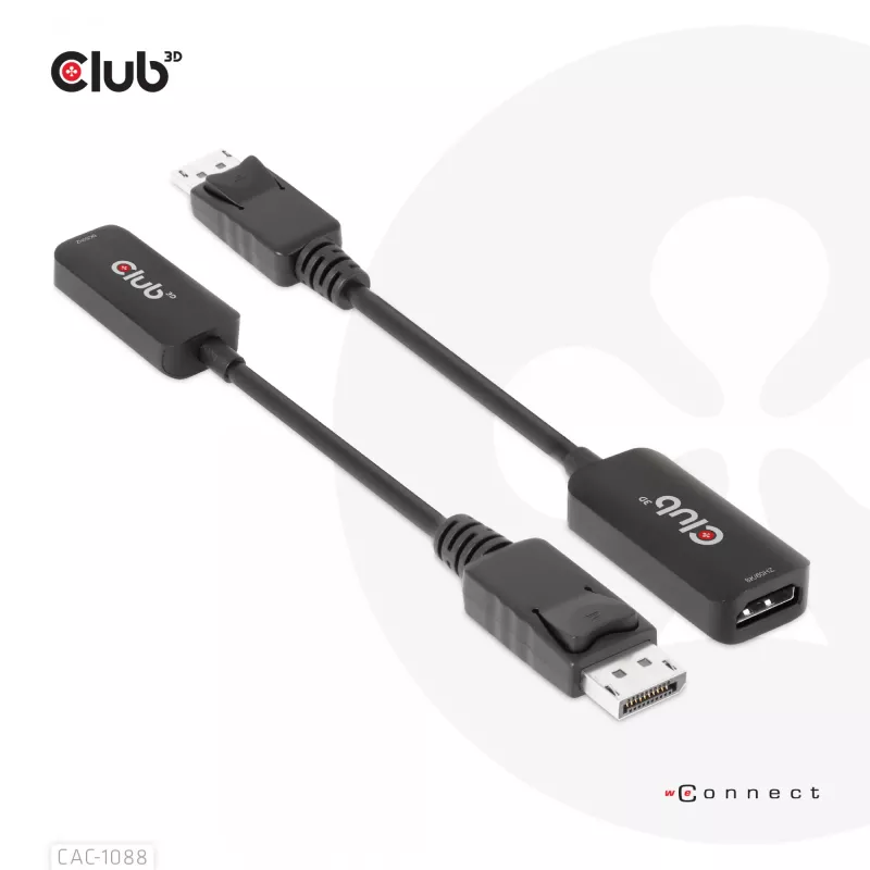 CLUB3D DisplayPort1.4 na HDMI 4K120Hz/8K60Hz HDR aktywny adapter M/F