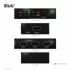 Przełącznik HDMI™ 3 do 1 8K60 Hz/4K120 Hz Club3D, 7680 x 4320 pikseli, 8K Ultra HD, czarny