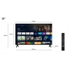 Telewizor TCL 32S5400A 32 cale HD LED (1366x768), Android TV, Direct‑LED, 2×HDMI, HDR10, Bluetooth 5.0