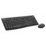 Zestaw klawiatury i myszy Logitech MK370 Combo for Business — pełnowymiarowy QWERTY (US International), RF Wireless + Bluetooth, grafitowy