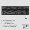 Zestaw klawiatury i myszy Logitech MK370 Combo for Business — pełnowymiarowy QWERTY (US International), RF Wireless + Bluetooth, grafitowy