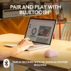 LOGITECH M240 Cicha mysz - Bluetooth - Różowa
