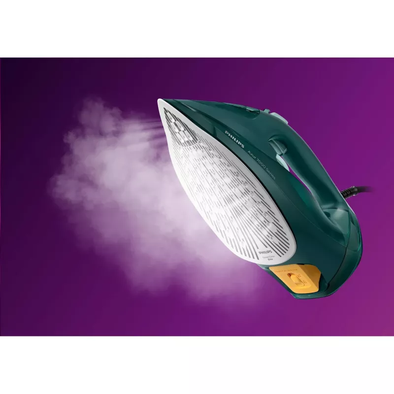 Philips 7000 series DST7050/70 żelazko Żelazko parowe Stopa SteamGlide Elite 2800 W Zielony