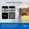 TP-Link Tapo Smart Video Doorbell Camera Kit, Czarny, Biały, IR, CE, RoHS, RCM, R-NZ, FCC, EAC, Triman, UKCA, G.711, 5 MP, 2560 x 1920 pikseli
