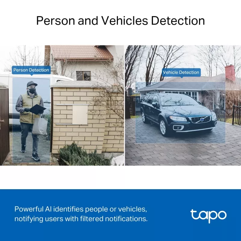 TP-Link Tapo Smart Video Doorbell Camera Kit, Czarny, Biały, IR, CE, RoHS, RCM, R-NZ, FCC, EAC, Triman, UKCA, G.711, 5 MP, 2560 x 1920 pikseli