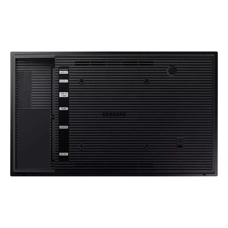 Samsung QB13R-M Cyfrowy panel informacyjny płaski 33 cm (13 cali) LCD Wi-Fi 500 cd/m² Full HD Czarny Wbudowany procesor Tizen 4.0 16/7