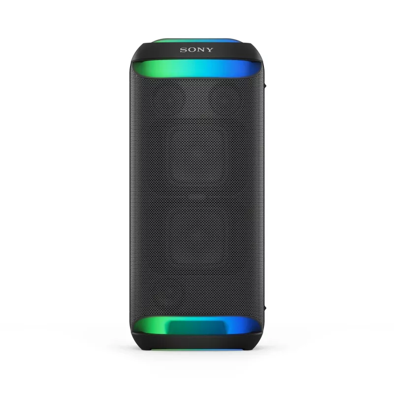 Sony SRS-XV800 - Bezprzewodowy głośnik imprezowy z potężnym dźwiękiem 360° i MEGA BASS - 25 godzin pracy na baterii, przenośny, do użytku wewnątrz i na zewnątrz, oświetlenie, karaoke - Czarny
