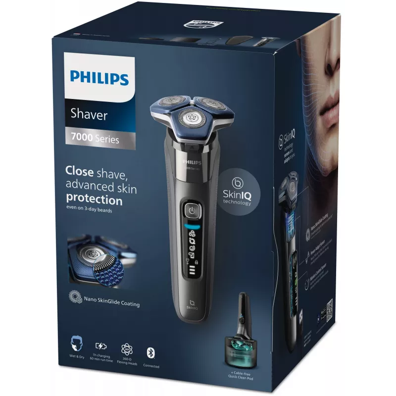 Golarka elektryczna Philips SHAVER Series 7000 S7887/55 Mokra i Sucha Chrom