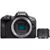 Canon EOS R100 + RF-S 18-45mm F4.5-6.3 IS STM Kit MILC 24.1 MP CMOS 6000 x 4000 pixels Czarny