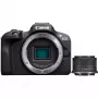 Canon EOS R100 + RF-S 18-45mm F4.5-6.3 IS STM Kit MILC 24.1 MP CMOS 6000 x 4000 pixels Czarny