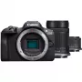 Canon EOS R100 + RF-S 18-45mm F4.5-6.3 IS STM + RF-S 55-200mm F5-7.1 IS STM Kit MILC 24.1 MP CMOS 6000 x 4000 pixeli Czarny
