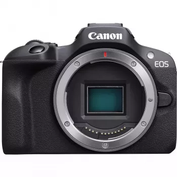 Canon EOS R100 + RF-S 18-45mm F4.5-6.3 IS STM + RF-S 55-200mm F5-7.1 IS STM Kit MILC 24.1 MP CMOS 6000 x 4000 pixeli Czarny