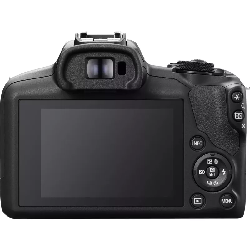 Canon EOS R100 + RF-S 18-45mm F4.5-6.3 IS STM + RF-S 55-200mm F5-7.1 IS STM Kit MILC 24.1 MP CMOS 6000 x 4000 pixeli Czarny