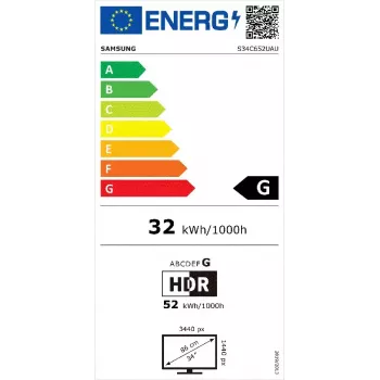 Monitor komputerowy Samsung S65UC 86,4 cm (34 cale) 3440 x 1440 pikseli UltraWide Quad HD LCD Czarny
