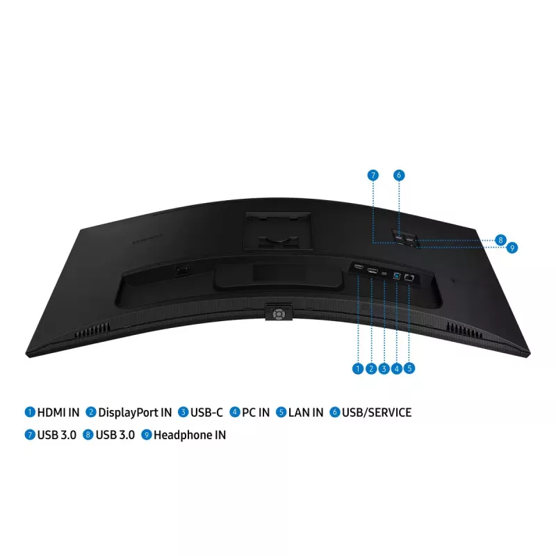 Monitor komputerowy Samsung S65UC 86,4 cm (34 cale) 3440 x 1440 pikseli UltraWide Quad HD LCD Czarny