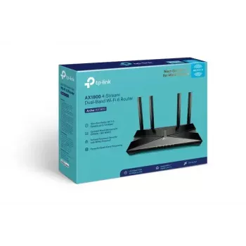 Router bezprzewodowy TP-Link Archer AX1800 Gigabit Ethernet Dual-band (2,4 GHz / 5 GHz) Czarny