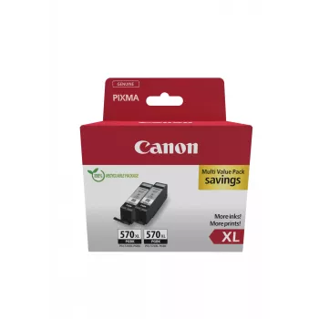Canon 0318C010 wkład atramentowy 2 szt. Oryginalny Wysoka wydajność (XL) Czarny