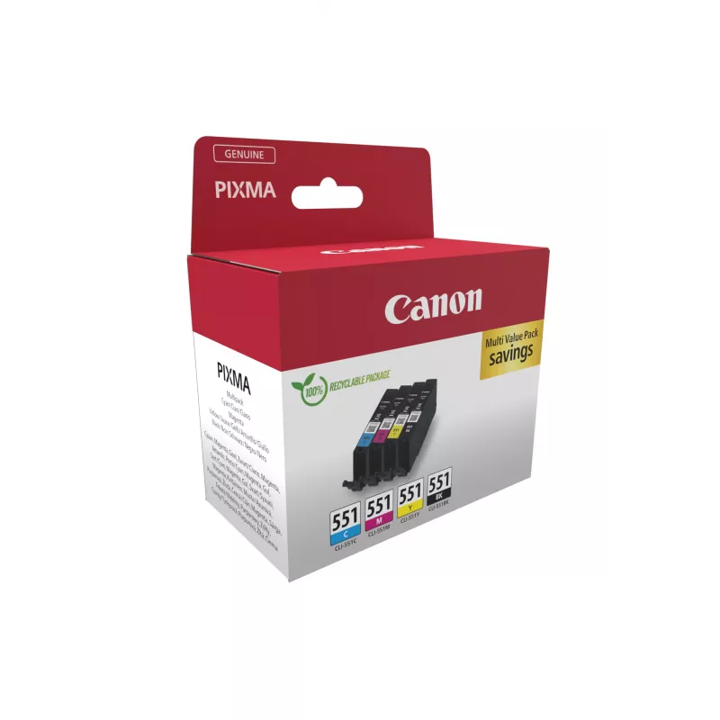 Canon 6509B015 kaseta z tuszem 1 szt. oryginalna czarna, cyjan, magenta, żółta