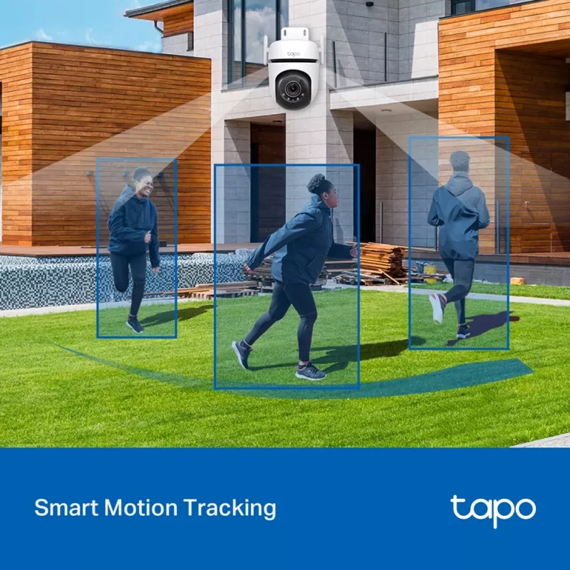 TP-Link Tapo Outdoor Pan/Tilt Security Wi-Fi Camera, IP security camera, Indoor & outdoor, Wireless, CE, FCC, RoHS, RCM, Ceiling, Black, White