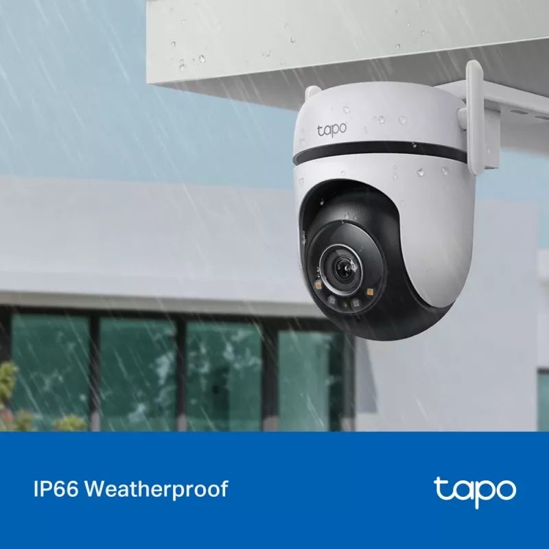 TP-Link Tapo Outdoor Pan/Tilt Security Wi-Fi Camera, IP security camera, Indoor & outdoor, Wireless, CE, FCC, RoHS, RCM, Ceiling, Black, White