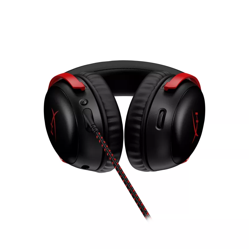 HyperX Cloud III - Zestaw słuchawkowy do gier (czarny/czerwony)