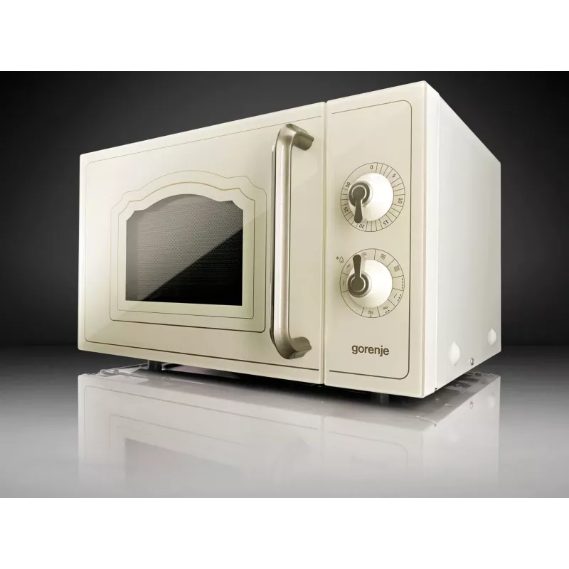 Kuchenka mikrofalowa Gorenje MO4250CLI Ivory z grillem, wolnostojąca, 20 L, 700 W