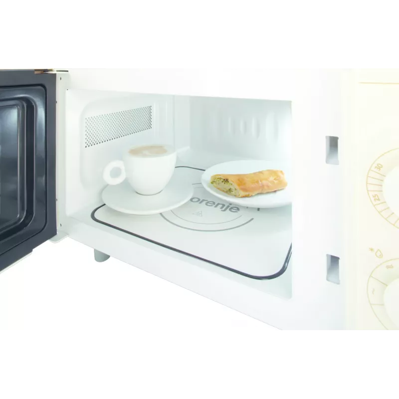 Kuchenka mikrofalowa Gorenje MO4250CLI Ivory z grillem, wolnostojąca, 20 L, 700 W