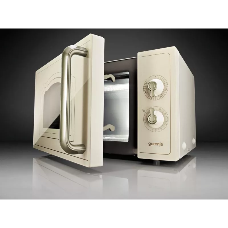 Kuchenka mikrofalowa Gorenje MO4250CLI Ivory z grillem, wolnostojąca, 20 L, 700 W