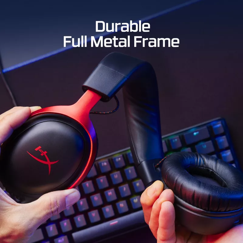HyperX Cloud III - Zestaw słuchawkowy dla graczy (Czarny)
