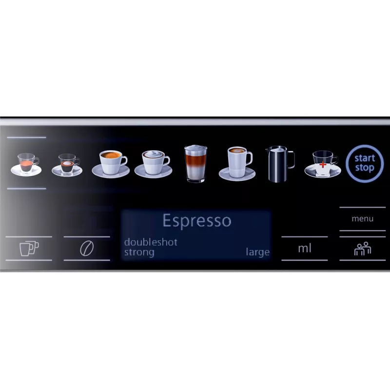 Ekspres do kawy Siemens EQ.6 plus s100 — zbiornik na wodę 1,7 l, 15 bar, pojemnik na ziarna 300 g, 1500 W