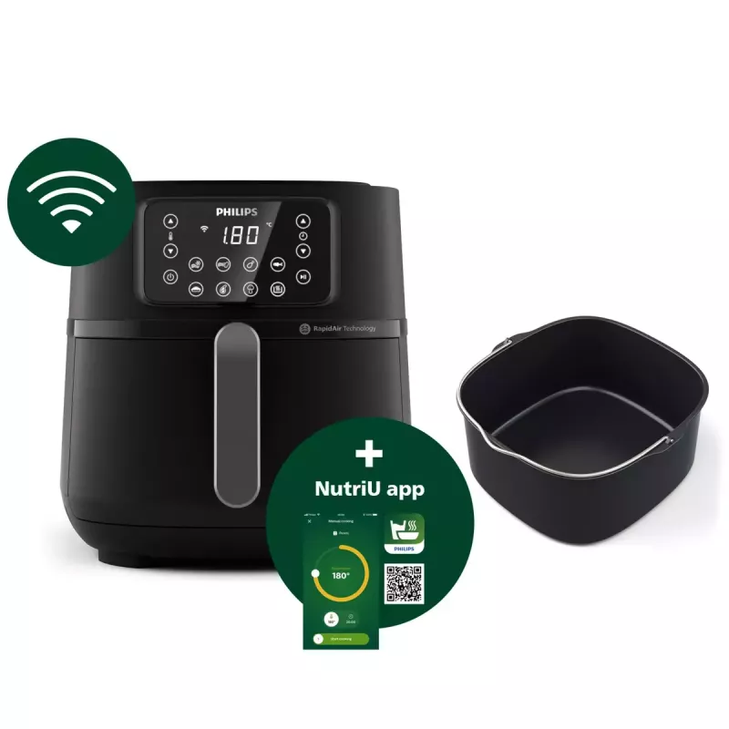 Frytkownica powietrzna Philips HD9285/93 5000 Series XXL Connected, 7,2 l, 2000 W, 16 programów