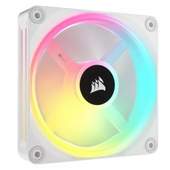 CORSAIR Qx RGB Series Icue Link Qx120 RGB White120mm Magnetic Dome RGB Fan Expansion Kit