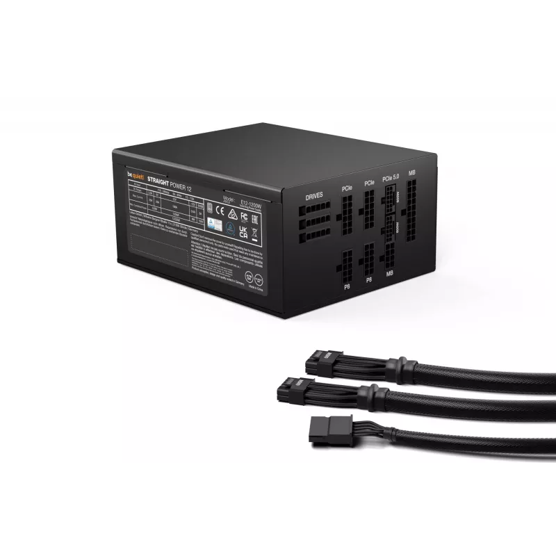 be quiet Straight Power 12 zasilacz 1200 W 20+4 pin ATX ATX Czarny