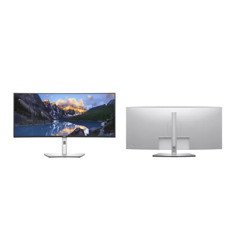 Monitor komputerowy DELL UltraSharp U3824DW 95,2 cm (37,5 cala) 3840 x 1600 pikseli Wide Quad HD+ LCD Czarny, Srebrny