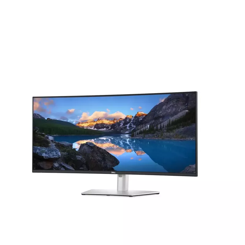 Monitor komputerowy DELL UltraSharp U3824DW 95,2 cm (37,5 cala) 3840 x 1600 pikseli Wide Quad HD+ LCD Czarny, Srebrny