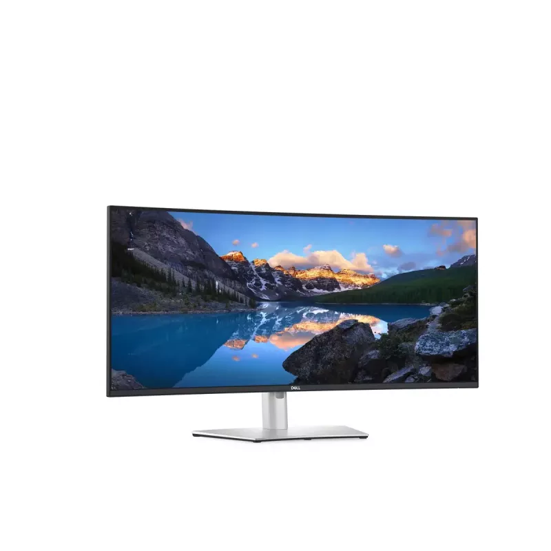 Monitor komputerowy DELL UltraSharp U3824DW 95,2 cm (37,5 cala) 3840 x 1600 pikseli Wide Quad HD+ LCD Czarny, Srebrny