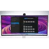 Monitor komputerowy DELL UltraSharp U3824DW 95,2 cm (37,5 cala) 3840 x 1600 pikseli Wide Quad HD+ LCD Czarny, Srebrny