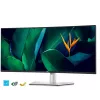 Monitor komputerowy DELL UltraSharp U3824DW 95,2 cm (37,5 cala) 3840 x 1600 pikseli Wide Quad HD+ LCD Czarny, Srebrny