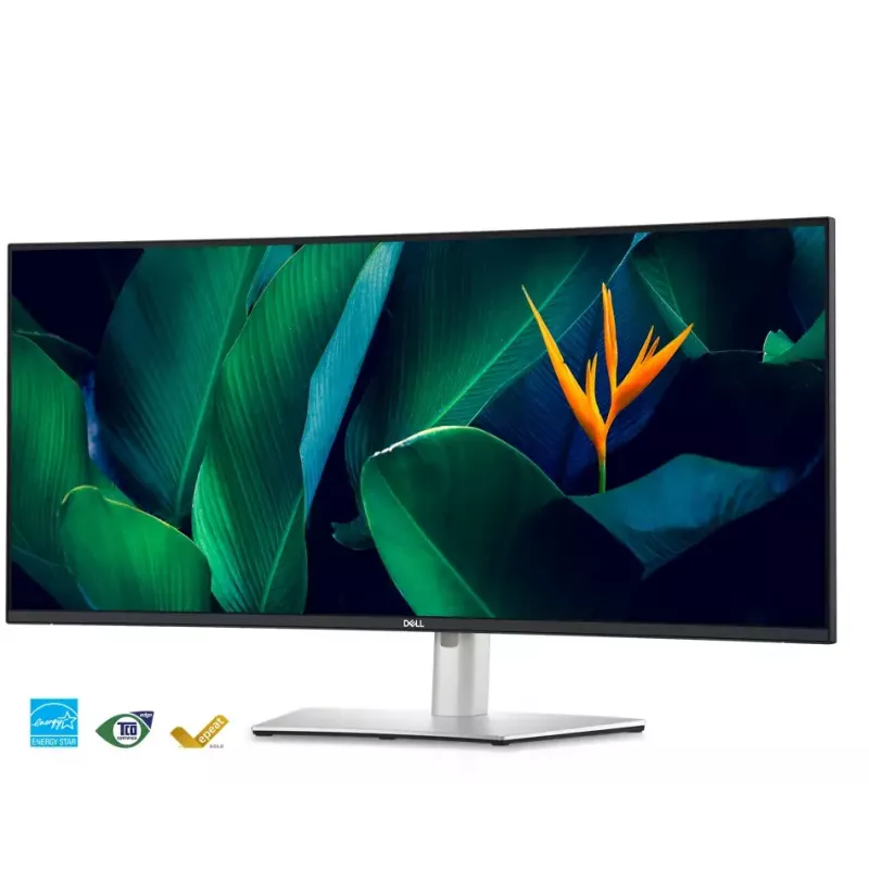 Monitor komputerowy DELL UltraSharp U3824DW 95,2 cm (37,5 cala) 3840 x 1600 pikseli Wide Quad HD+ LCD Czarny, Srebrny