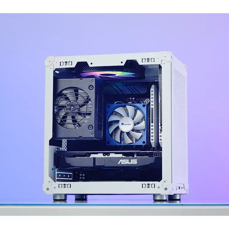 Obudowa PC Jonsbo C6 Czarna ITX, micro ATX