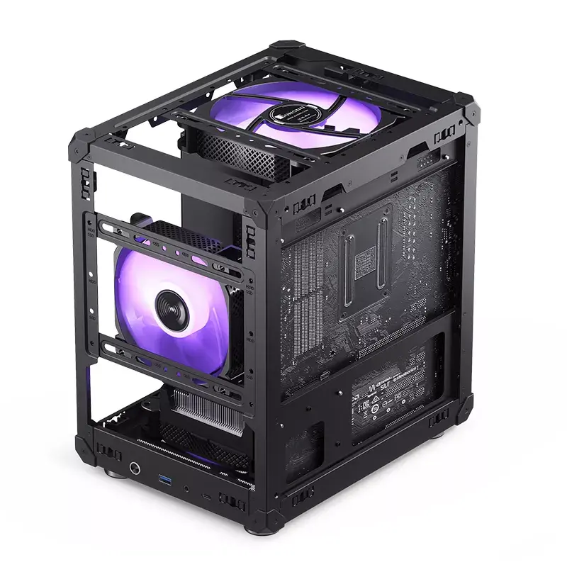 Obudowa PC Jonsbo C6 Czarna ITX, micro ATX