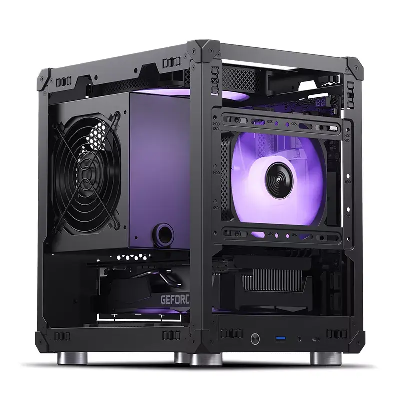 Obudowa PC Jonsbo C6 Czarna ITX, micro ATX