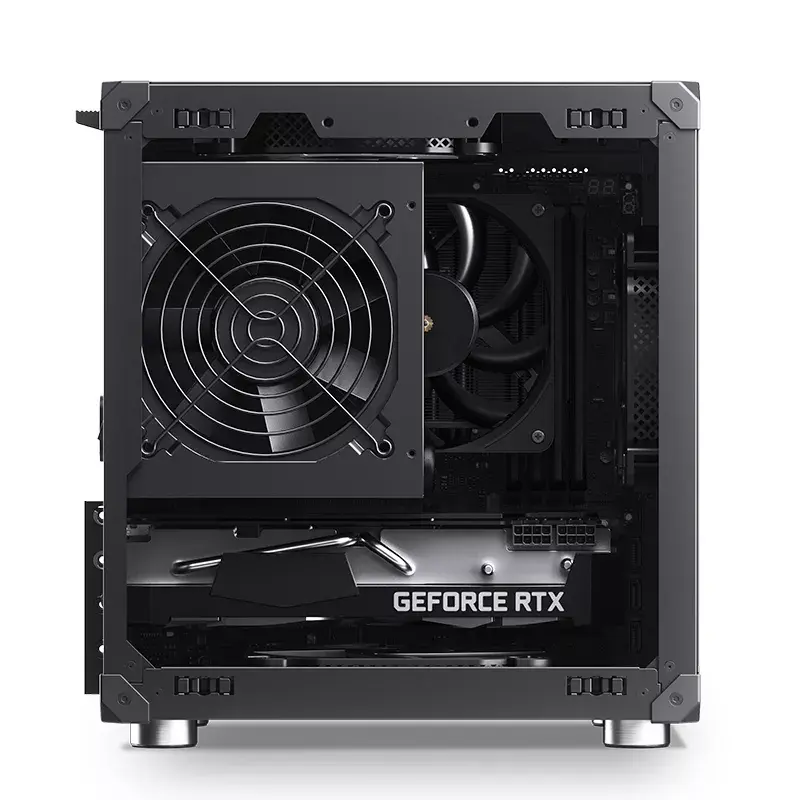 Obudowa PC Jonsbo C6 Czarna ITX, micro ATX